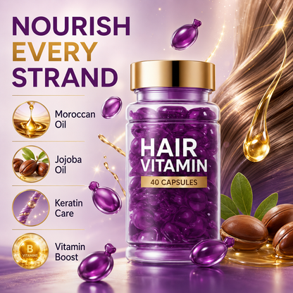 ✨50% OFF TODAY💜 Frizz Control Hair Capsules 🌿For Smooth, Shiny & Healthier-Looking Hair