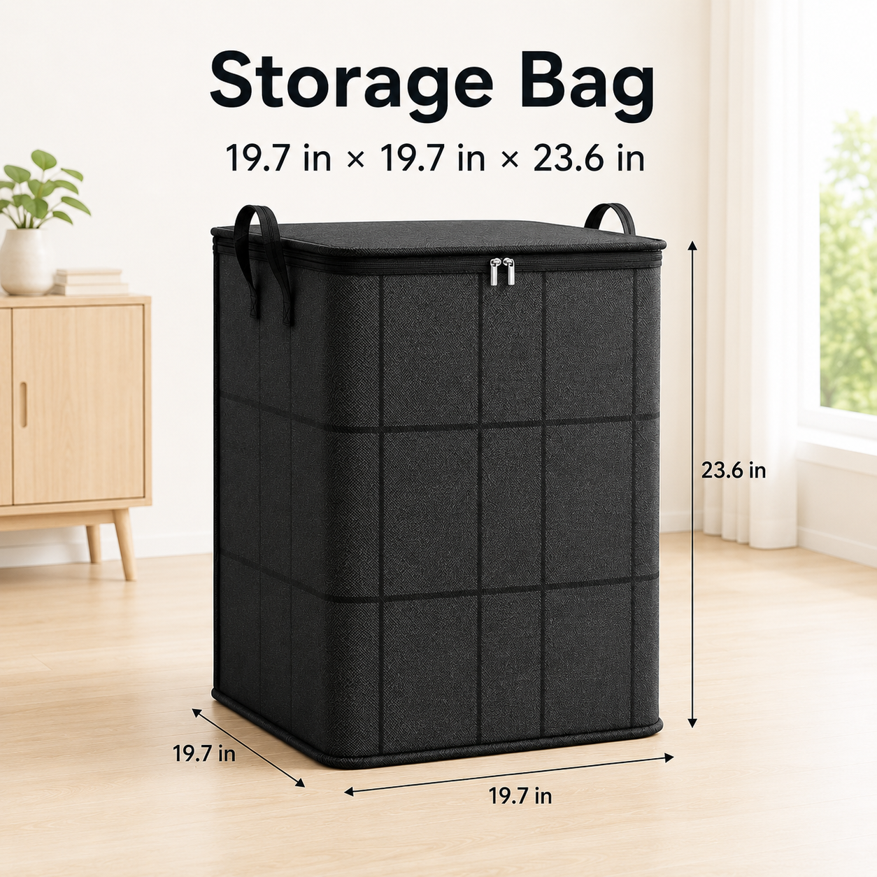 🔥 50% OFF XXL Zippered Storage Bag for Bedding, Clothes & Blankets