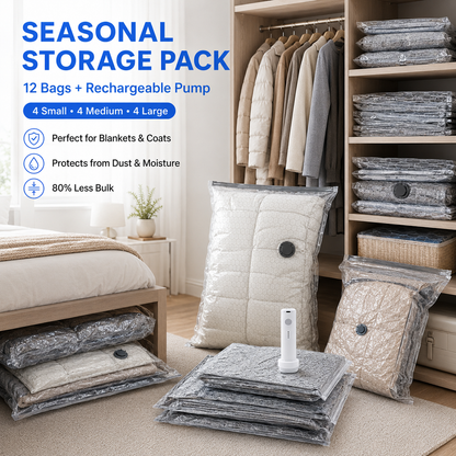 ✈️49% OFF TODAY🧳 Travel Vacuum Storage Bags with Electric Pump