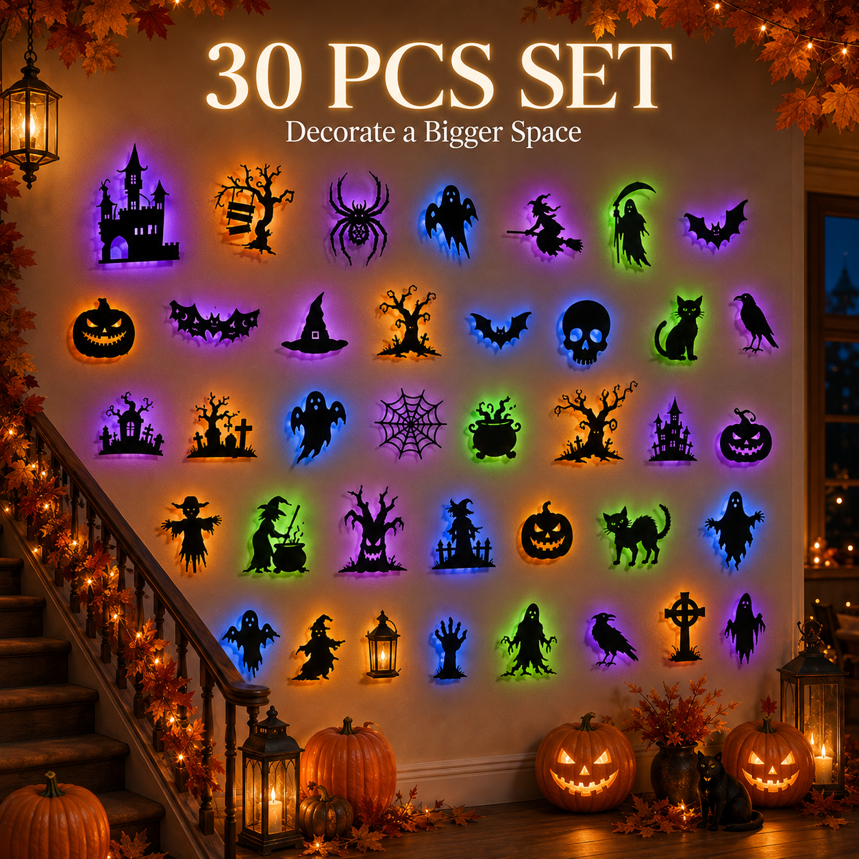 🔥50% OFF TODAY👻 Glow-in-the-Dark Halloween Wall Stickers