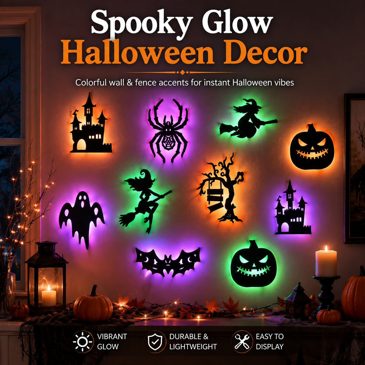 🔥50% OFF TODAY👻 Glow-in-the-Dark Halloween Wall Stickers
