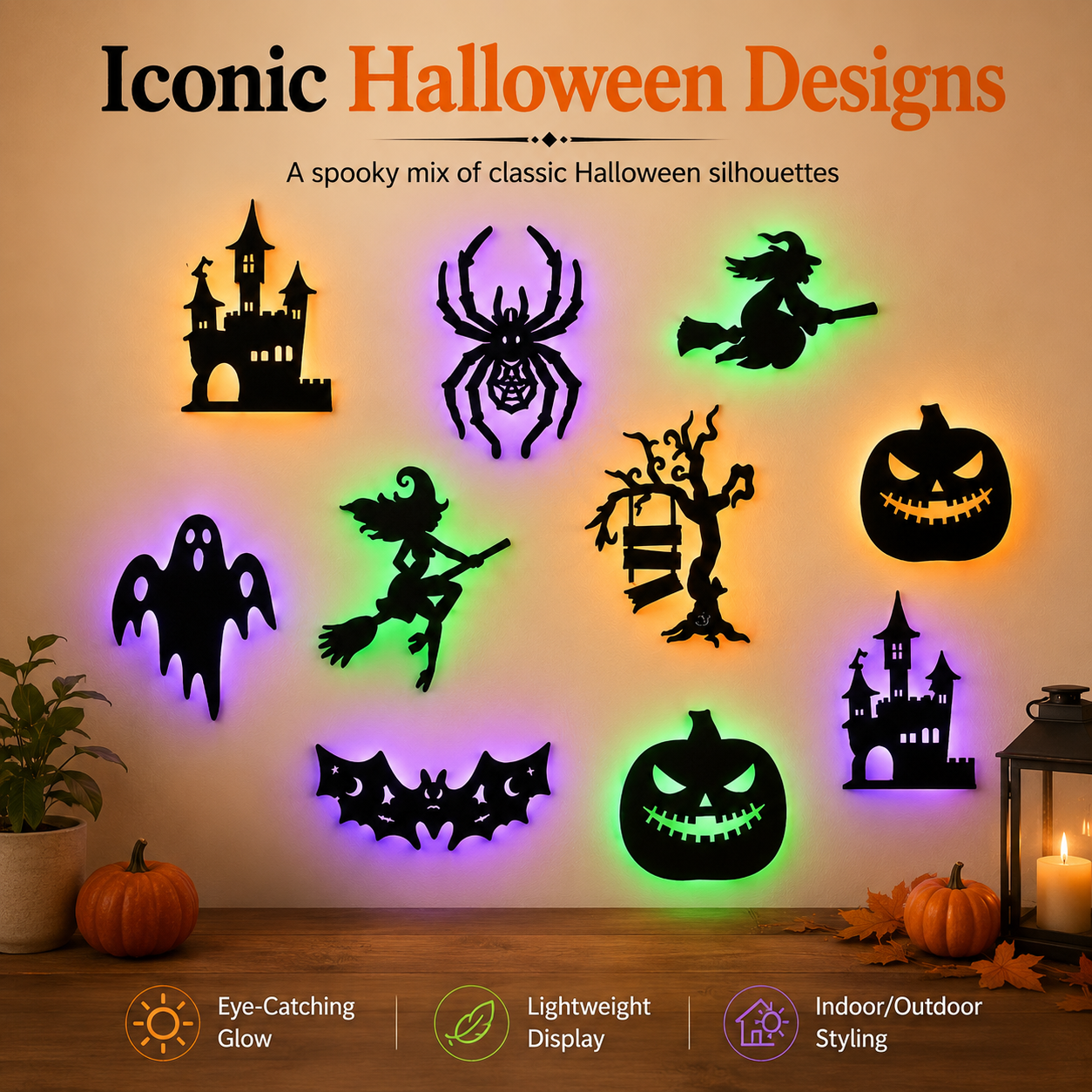 🔥50% OFF TODAY👻 Glow-in-the-Dark Halloween Wall Stickers