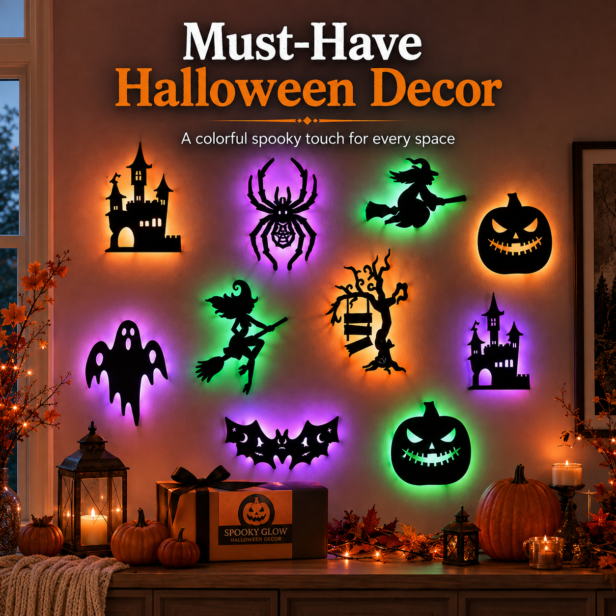 🔥50% OFF TODAY👻 Glow-in-the-Dark Halloween Wall Stickers