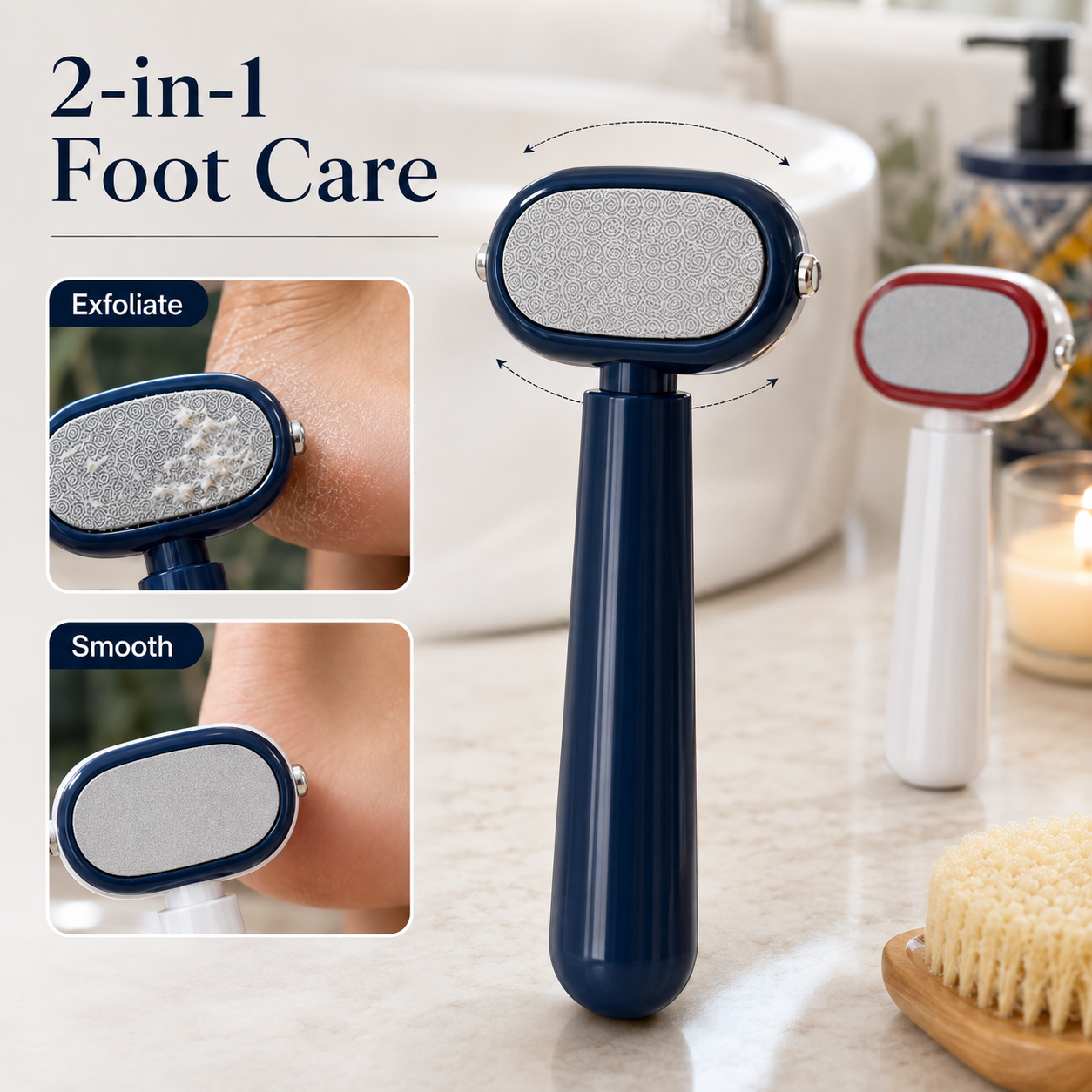 💥 BUY 1 GET 1 FREE✨ Replaceable Blade Foot Scraper