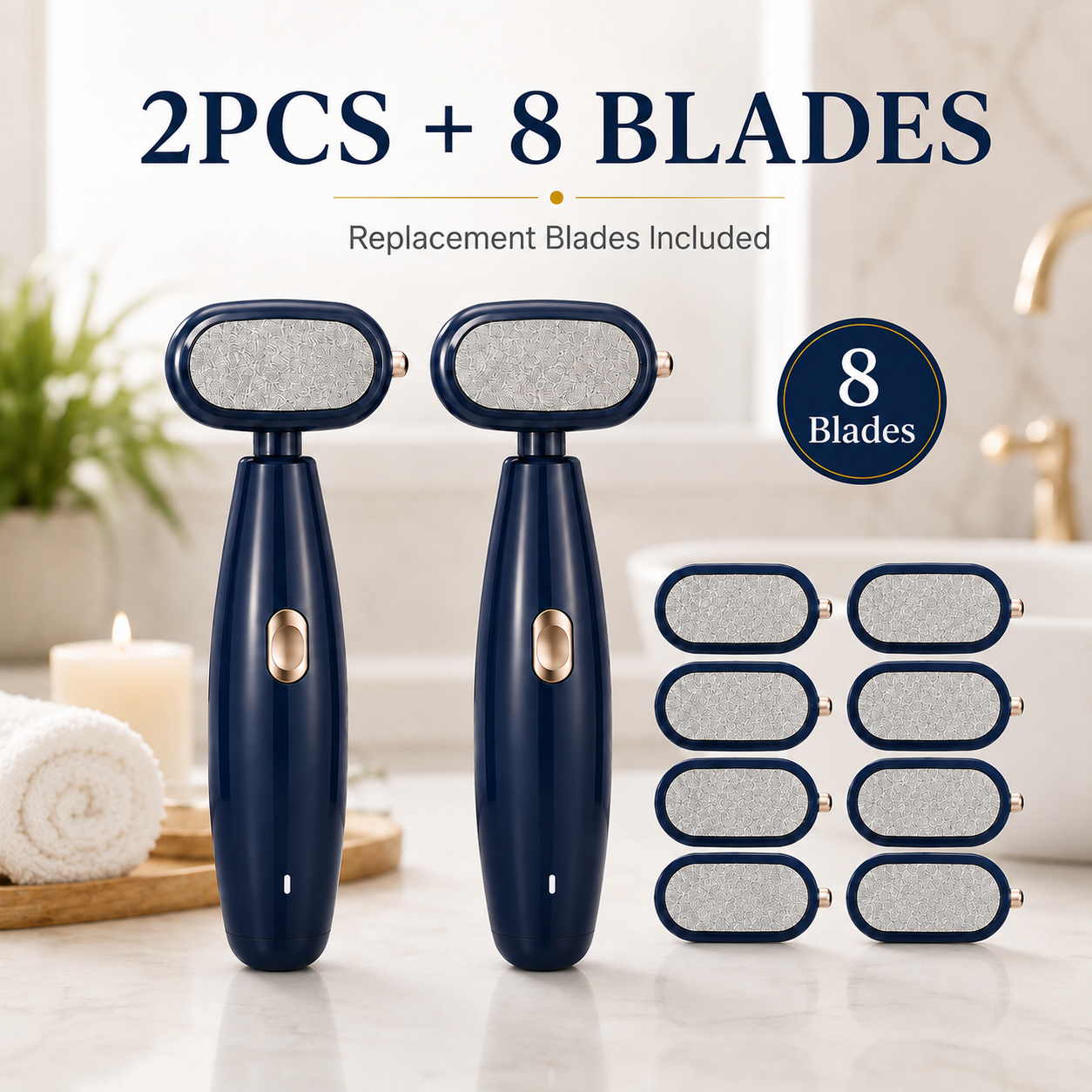 💥 BUY 1 GET 1 FREE✨ Replaceable Blade Foot Scraper
