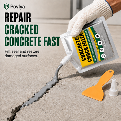 🏠 Waterproof Concrete Crack Filler for Indoor & Outdoor Use