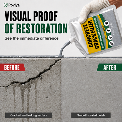 🏠 Waterproof Concrete Crack Filler for Indoor & Outdoor Use