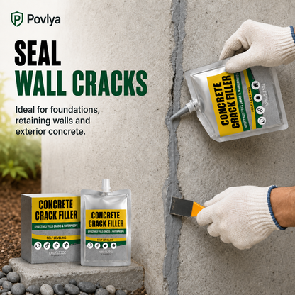 🏠 Waterproof Concrete Crack Filler for Indoor & Outdoor Use