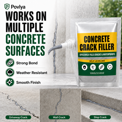 🏠 Waterproof Concrete Crack Filler for Indoor & Outdoor Use