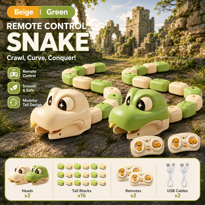 💥 HOT SALE 49% OFF🎮 Remote Control Snake Racing Toy🐍