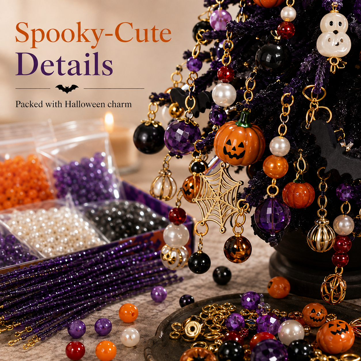 🎄✨DIY Beaded Holiday Decoration Kit – Create Your Own Sparkling Seasonal Decor