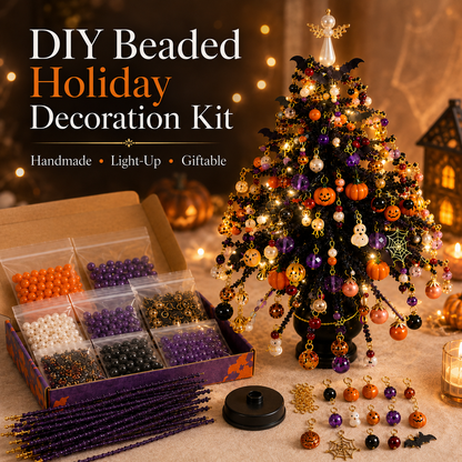 🎄✨DIY Beaded Holiday Decoration Kit – Create Your Own Sparkling Seasonal Decor