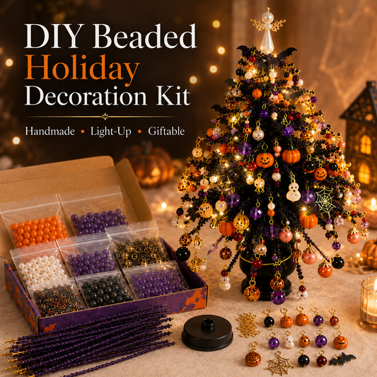 🎄✨DIY Beaded Holiday Decoration Kit – Create Your Own Sparkling Seasonal Decor