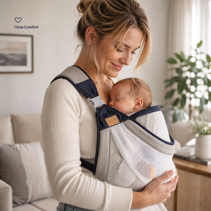 💗 Carry Baby Close, Keep Your Hands Free – Mesh Baby Sling👶
