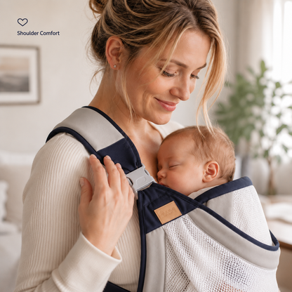 💗 Carry Baby Close, Keep Your Hands Free – Mesh Baby Sling👶