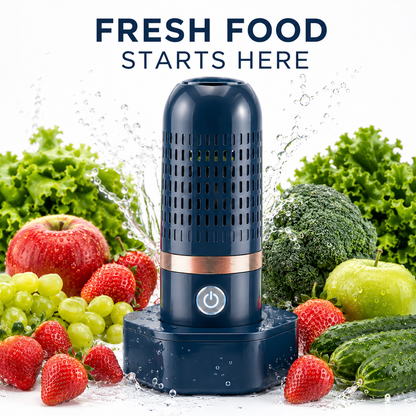 🥦 Portable Electrolysis Produce Cleaner – 10-Min Fruit & Veggie Wash