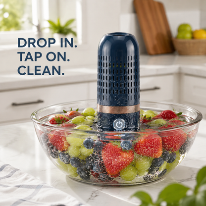 🥦 Portable Electrolysis Produce Cleaner – 10-Min Fruit & Veggie Wash