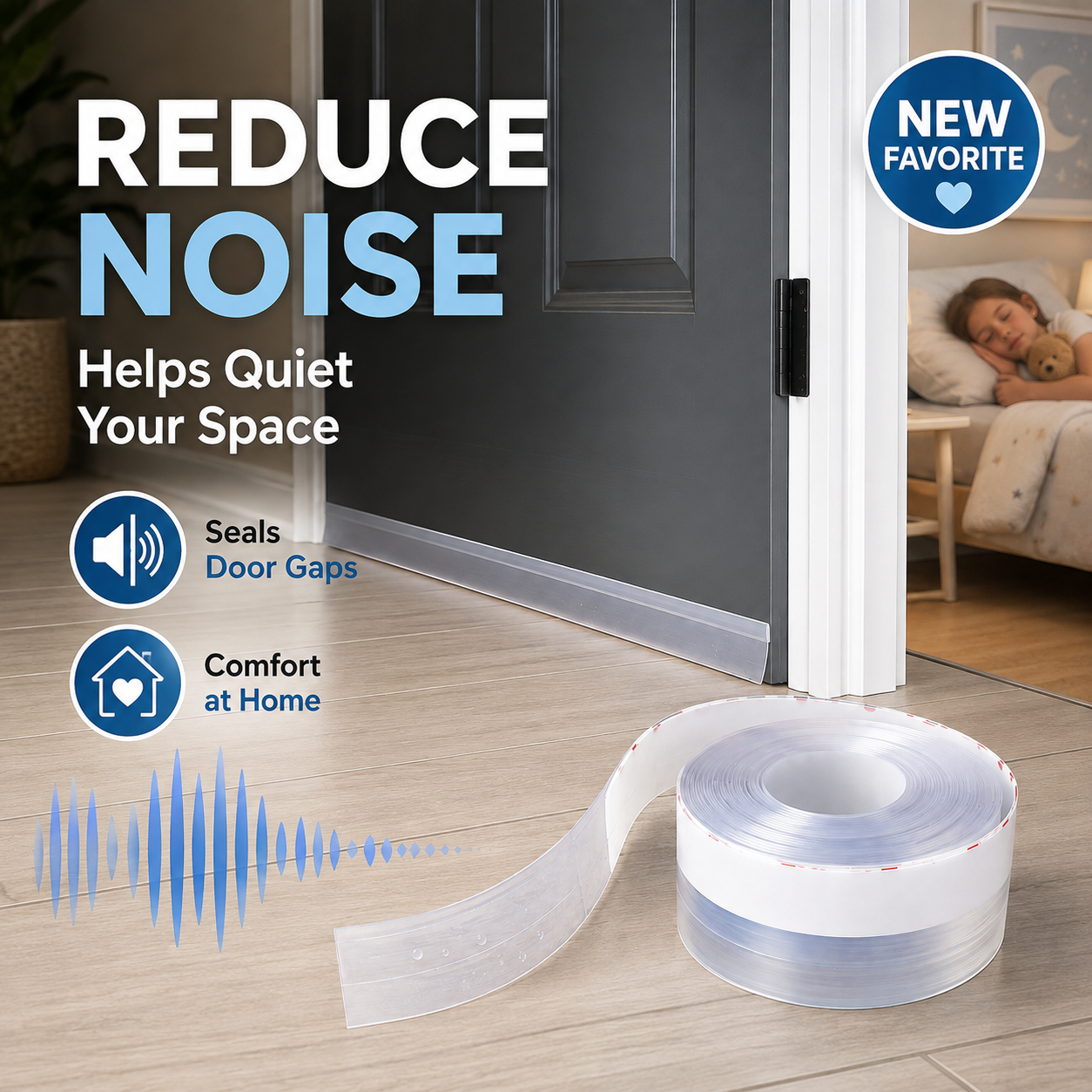 🔥55% OFF🛡️Universal Door Gap Seal Tape – Draft, Dust & Bug Blocker