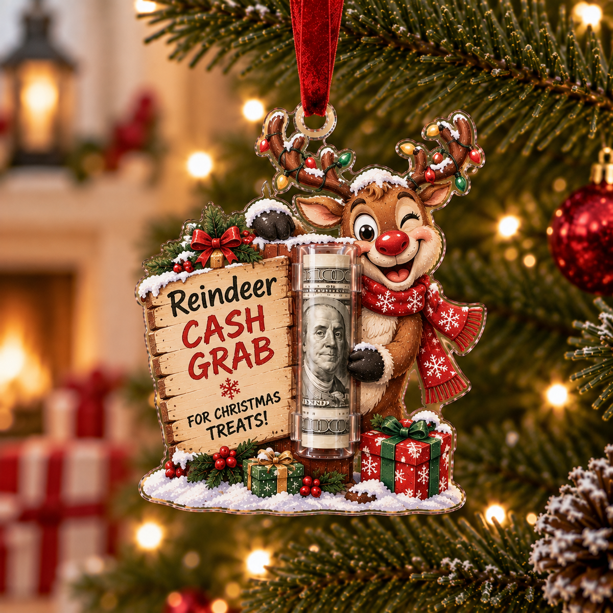 🎅 Christmas Money Holder Tree Ornaments | Creative Cash Gift Keepsake & Stocking Stuffer 🎁