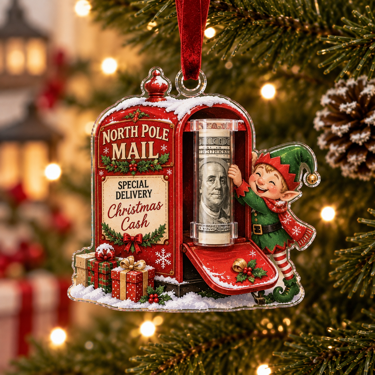 🎅 Christmas Money Holder Tree Ornaments | Creative Cash Gift Keepsake & Stocking Stuffer 🎁