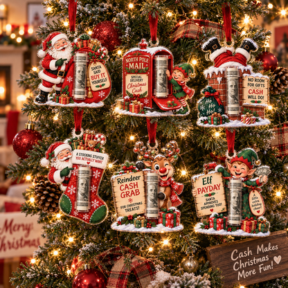 🎅 Christmas Money Holder Tree Ornaments | Creative Cash Gift Keepsake & Stocking Stuffer 🎁