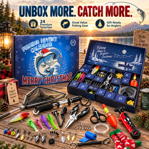 🎁Deluxe Fish Advent Calendar 24 Days🐟Upgrade Packaging