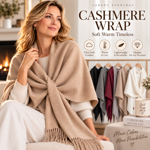 ✨Timeless Women's Cashmere Scarf 🍂 Warmth with Effortless Style