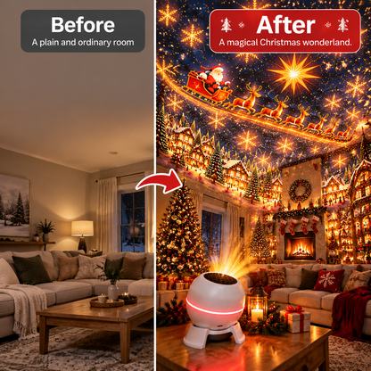 🎅 50% OFF Christmas Magic Projection Light ✨ Instant Holiday Atmosphere