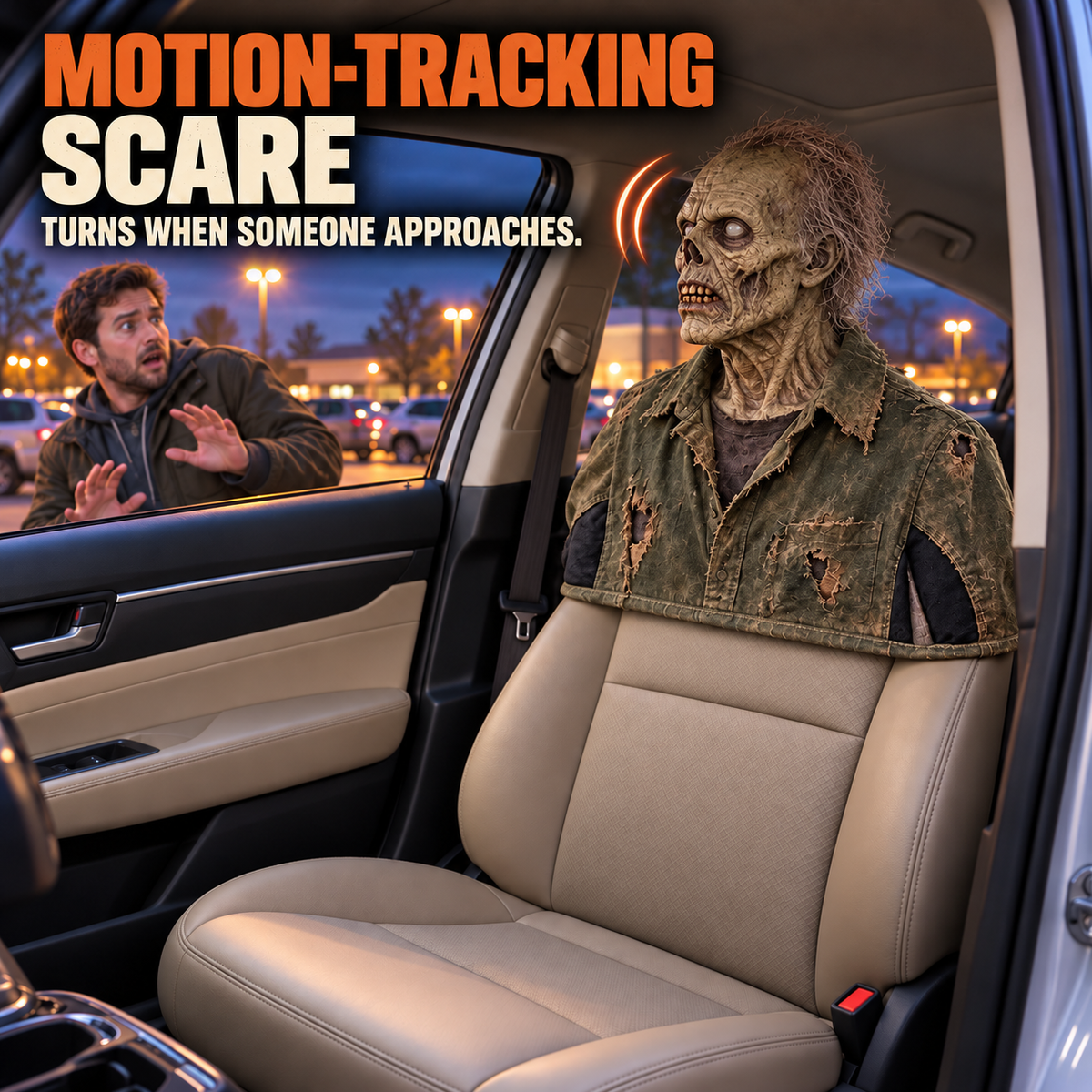 💀Hot Sale 50%OFF💀Rotating Head Halloween Prank Decoration