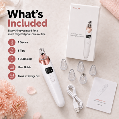 ✨ Electric Pore Vacuum Cleaner – 5 Tips & 3 Suction Levels