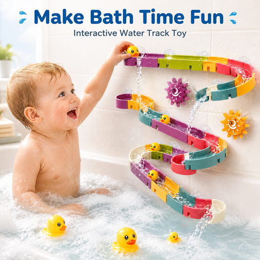 🔥 50% OFF TODAY 🛁 48PCS DIY Bath Water Track Toy🌈