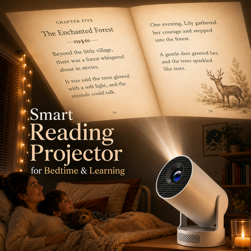 📚 SAVE 49% TODAY-✨ Smart Reading Projector for Bedtime & Learning