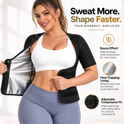 🔥 Women's Sweat Compression Shapewear Vest – Tummy Control & Sculpting Fit