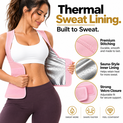 🔥 Women's Sweat Compression Shapewear Vest – Tummy Control & Sculpting Fit