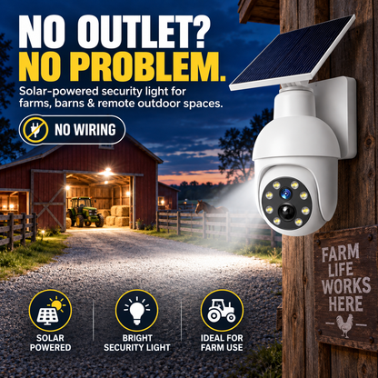 ⏰Final 6 Hours Sale 50% OFF🔥🔥 - Solar-Powered Simulated Surveillance Camera Street Light