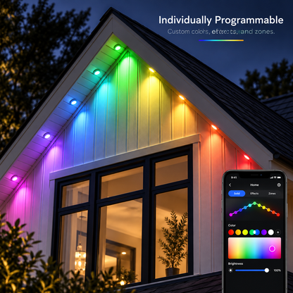 🎅Early Christmas 49% OFF - Smart Rainbow LED Permanent Outdoor Light - Smartlight 🎁