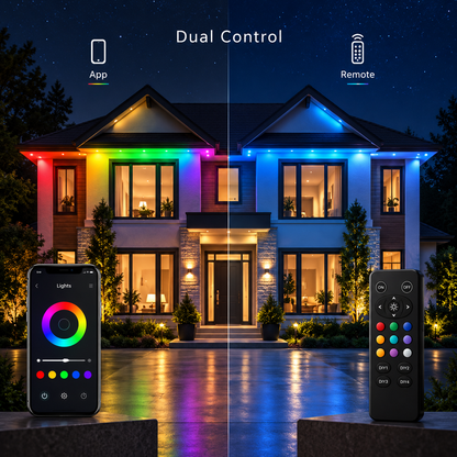 🎅Early Christmas 49% OFF - Smart Rainbow LED Permanent Outdoor Light - Smartlight 🎁
