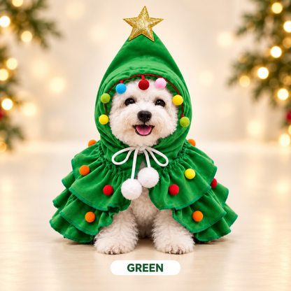 🎄 Turn Your Pet Into a Christmas Tree! 🐶 Funny Holiday Pet Outfit