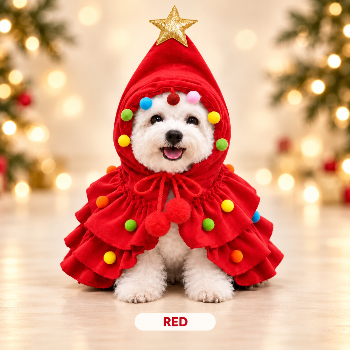 🎄 Turn Your Pet Into a Christmas Tree! 🐶 Funny Holiday Pet Outfit