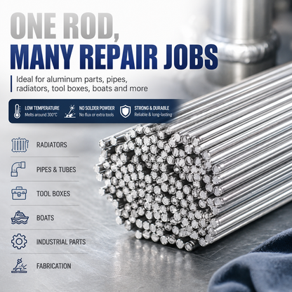 🏗️🌟  Aluminium Welding Rods – Repair engine blocks, gearboxes, loading ramps & more. Easy to melt – no expensive equipment needed! 💰✅