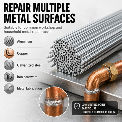 🏗️🌟  Aluminium Welding Rods – Repair engine blocks, gearboxes, loading ramps & more. Easy to melt – no expensive equipment needed! 💰✅