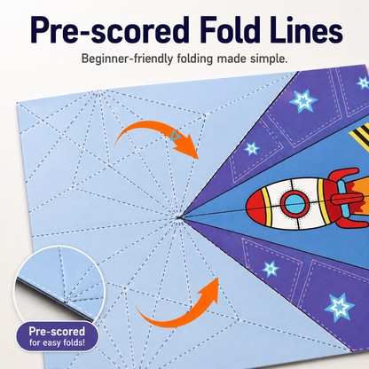 ✈️ Paper Airplane Kit for Kids – 16 Origami Flight Designs