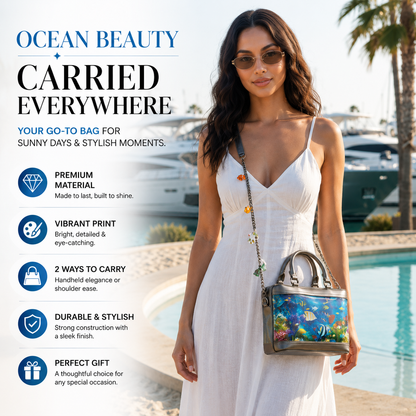 🌊🐠 Transparent Ocean Bag 💥 Carry a Little Piece of the Sea