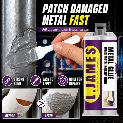 🔧 Metal Repair Epoxy Adhesive for Pipes, Cracks & Damaged Surfaces