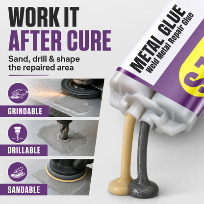 🔧 Metal Repair Epoxy Adhesive for Pipes, Cracks & Damaged Surfaces
