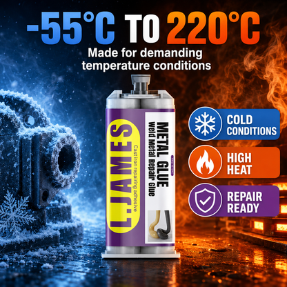 🔧 Metal Repair Epoxy Adhesive for Pipes, Cracks & Damaged Surfaces