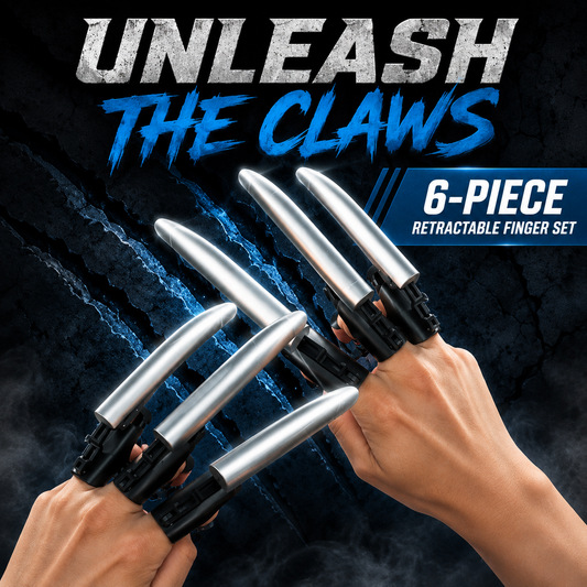 🐺 Retractable Mechanical Wolf Claw Finger Fidget Toy