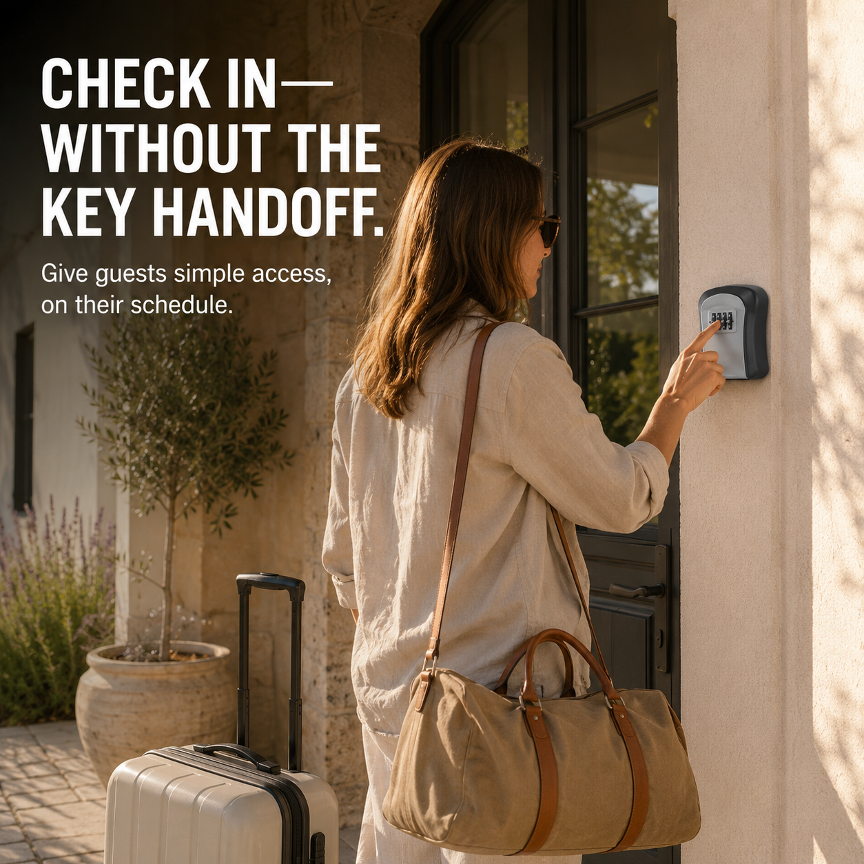 🔐 Heavy-Duty Wall-Mounted Key Lock Box – 4-Digit Weatherproof Key Vault ✨