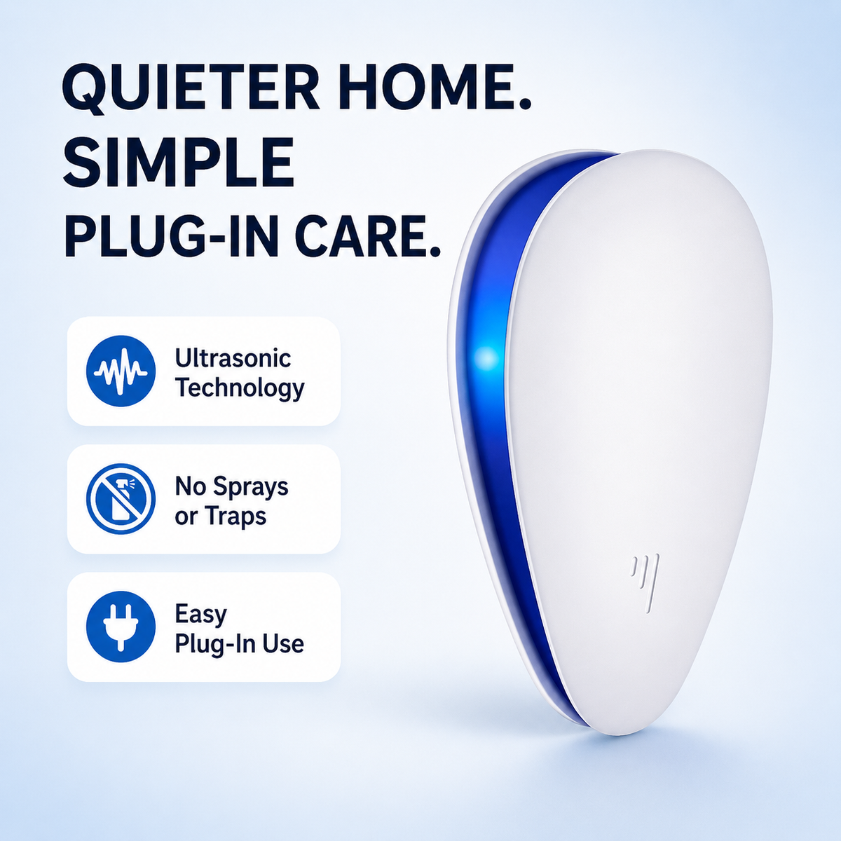 ⚡⚡Buy 1 get 1 free🏠 Plug-In Ultrasonic Pest Repeller for Home & Indoor Rooms 🔌
