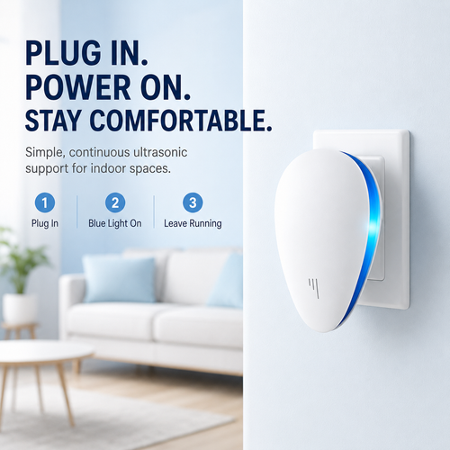 ⚡⚡Buy 1 get 1 free🏠 Plug-In Ultrasonic Pest Repeller for Home & Indoor Rooms 🔌